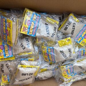 100 piece haul Vo-Toys Deluxe Burlap Pillow Sack Cat Toy Lot Packs Xpet